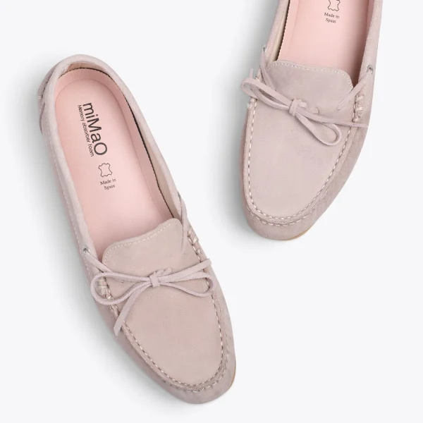 MiMaO ShopOnline BOUCLE – Mocassins Pour Femme à Semelle Amovible NUDE 3