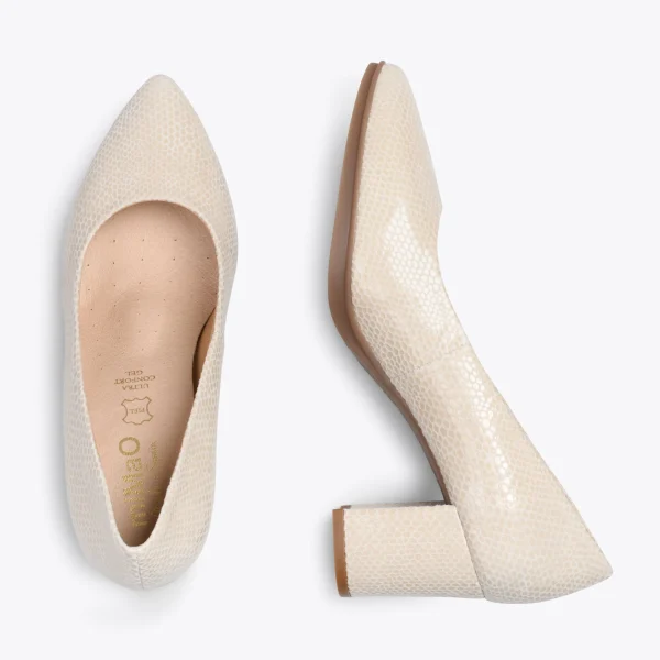 MiMaO ShopOnline URBAN S ROYAL – Chaussures à Talon Moyen BEIGE 3