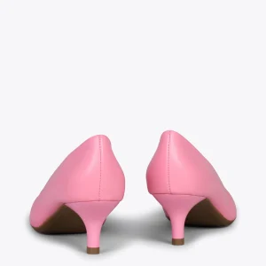 MiMaO ShopOnline URBAN KITTEN – Chaussures à Talon Kitten En Cuir Nappa ROSE 13