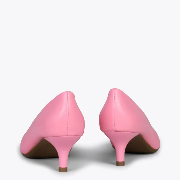 MiMaO ShopOnline URBAN KITTEN – Chaussures à Talon Kitten En Cuir Nappa ROSE 4