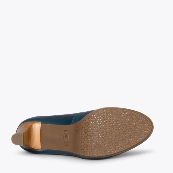 MiMaO ShopOnline VOL – Chaussures BLEU MARINE à Talon Et Plateforme 5