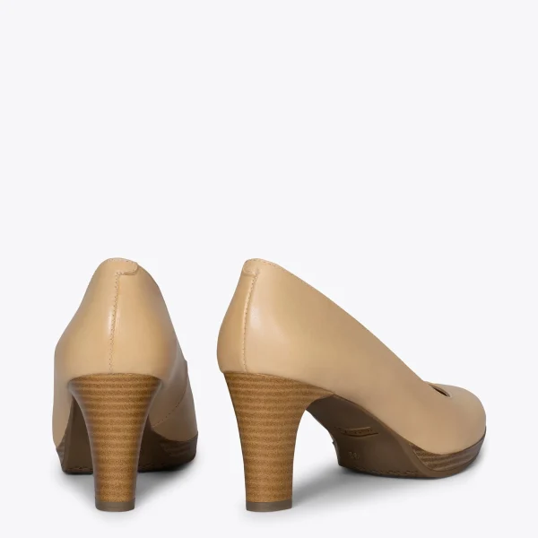 MiMaO ShopOnline VOL – Chaussures BEIGE à Talon Et Plateforme 4