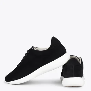 MiMaO ShopOnline WALK – Baskets Confortables Pour Femme NOIR 13