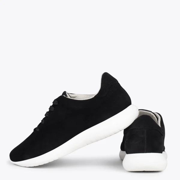 MiMaO ShopOnline WALK – Baskets Confortables Pour Femme NOIR 4