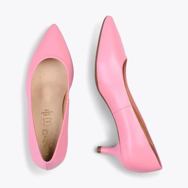 MiMaO ShopOnline URBAN KITTEN – Chaussures à Talon Kitten En Cuir Nappa ROSE 3