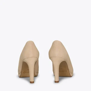 MiMaO ShopOnline PLATEFORME – Escarpins à Talon Haut Et Plateforme CAMEL 13