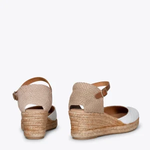 MiMaO ShopOnline ALTEA COCO – Espadrilles Texture Coco BLANC 12