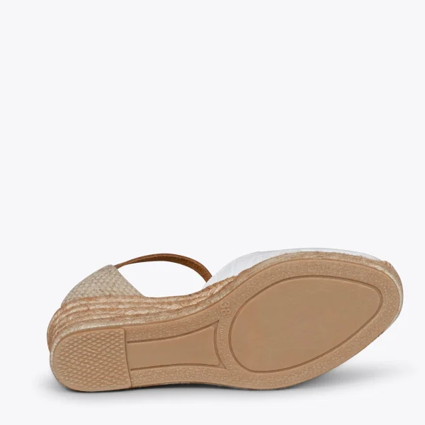 MiMaO ShopOnline ALTEA COCO – Espadrilles Texture Coco BLANC 6