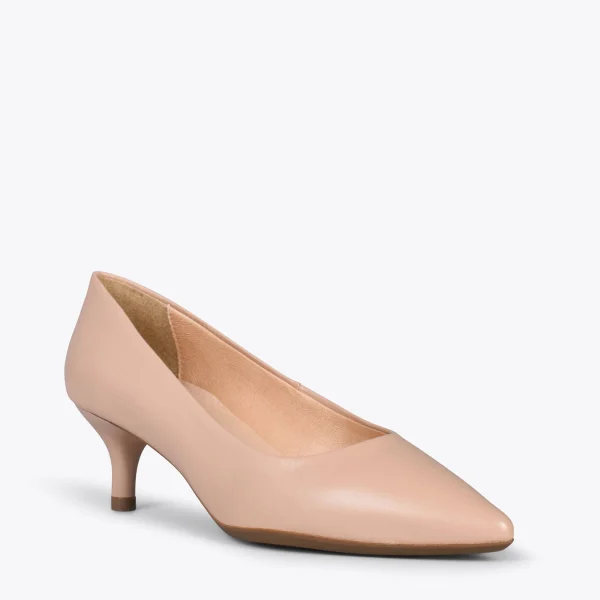 MiMaO ShopOnline URBAN KITTEN – Chaussures à Talon Kitten En Cuir Nappa NUDE 5