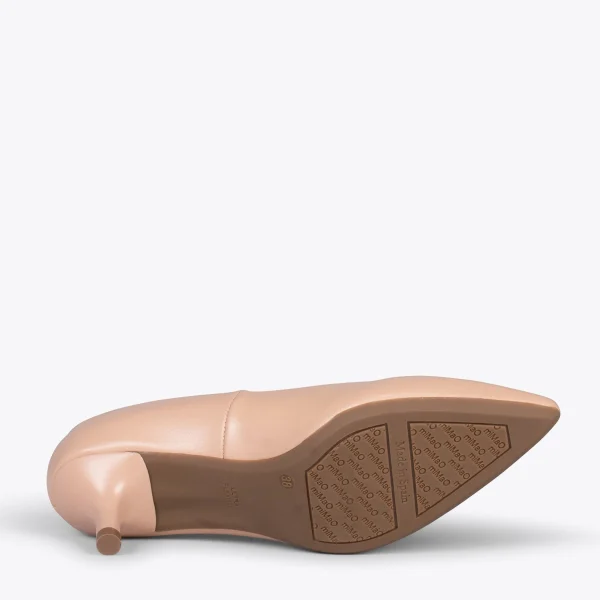 MiMaO ShopOnline URBAN KITTEN – Chaussures à Talon Kitten En Cuir Nappa NUDE 6
