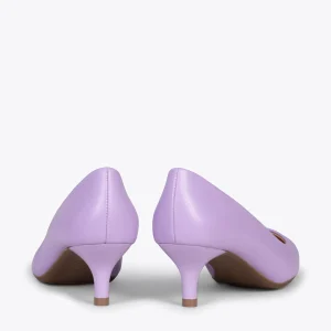 MiMaO ShopOnline URBAN KITTEN – Chaussures à Talon Kitten En Cuir Nappa LILA 13