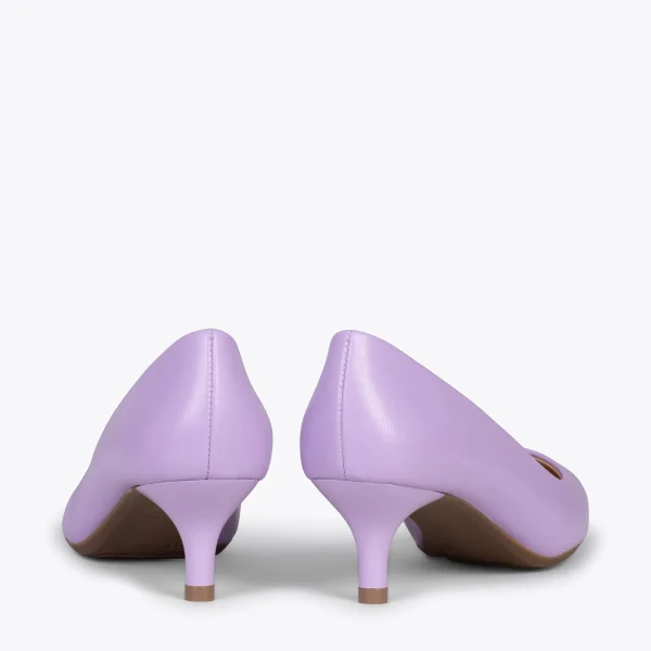 MiMaO ShopOnline URBAN KITTEN – Chaussures à Talon Kitten En Cuir Nappa LILA 4