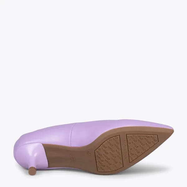 MiMaO ShopOnline URBAN KITTEN – Chaussures à Talon Kitten En Cuir Nappa LILA 6