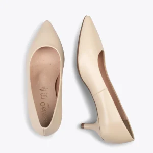 MiMaO ShopOnline URBAN KITTEN – Chaussures à Talon Kitten En Cuir Nappa BEIGE 11