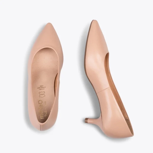 MiMaO ShopOnline URBAN KITTEN – Chaussures à Talon Kitten En Cuir Nappa NUDE 3