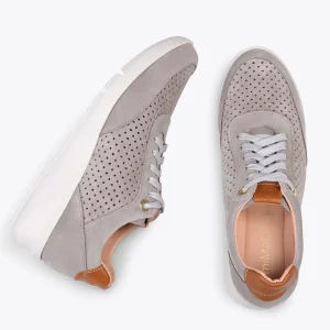 MiMaO ShopOnline BLUCHER SPORTIF – Baskets Compensées Pour Femme TAUPE 11