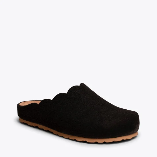 MiMaO ShopOnline SWEET HOME – Pantoufles Pour Femme NOIR 5