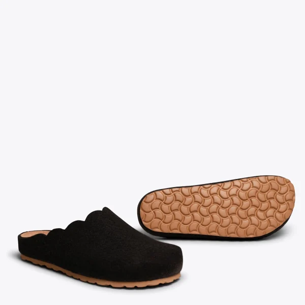 MiMaO ShopOnline SWEET HOME – Pantoufles Pour Femme NOIR 6