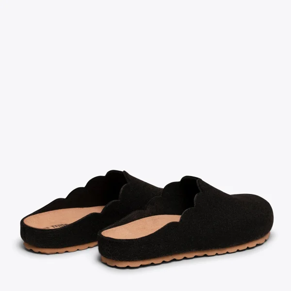 MiMaO ShopOnline SWEET HOME – Pantoufles Pour Femme NOIR 4
