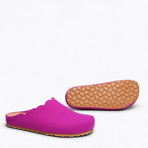MiMaO ShopOnline SWEET HOME – Pantoufles Pour Femme FUCHSIA 6