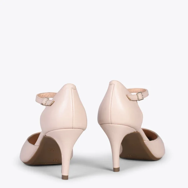MiMaO ShopOnline DONNA – Chaussures De Soirée Confortables à Talon NUDE 4