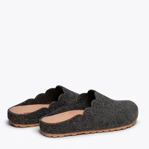MiMaO ShopOnline SWEET HOME – Pantoufles Pour Femme GRIS FONCÉ 12