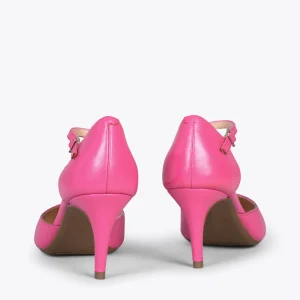 MiMaO ShopOnline DONNA – Chaussures De Soirée Confortables à Talon FUCHSIA 13
