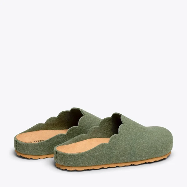 MiMaO ShopOnline SWEET HOME – Pantoufles Pour Femme KAKI 4