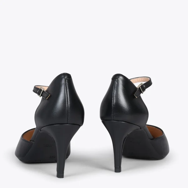 MiMaO ShopOnline DONNA – Chaussures De Soirée Confortables à Talon NOIR 4