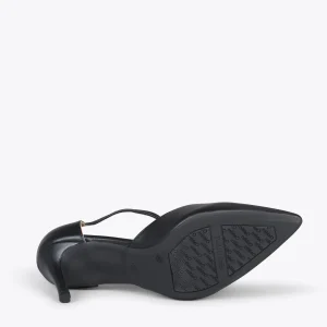 MiMaO ShopOnline DONNA – Chaussures De Soirée Confortables à Talon NOIR 17