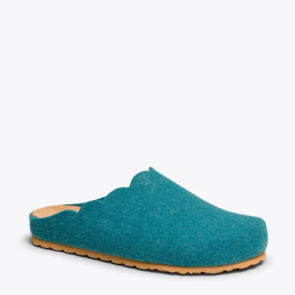 MiMaO ShopOnline SWEET HOME – Pantoufles Pour Femme BLEU 5