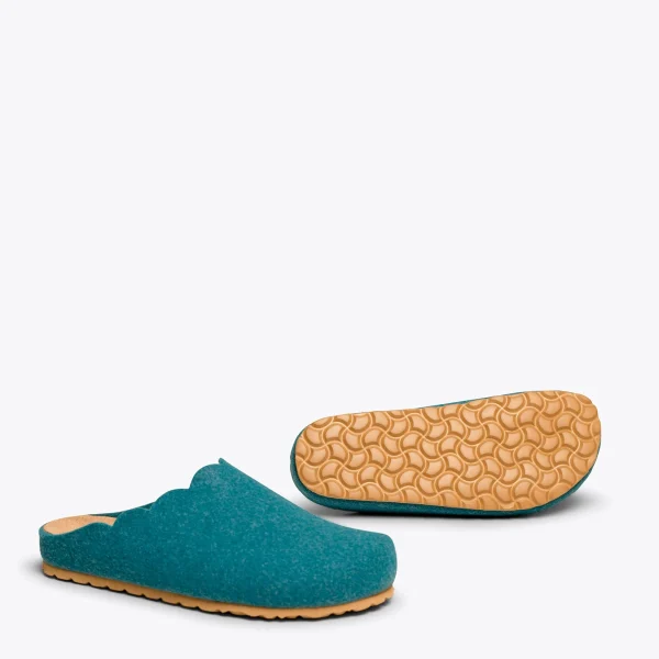 MiMaO ShopOnline SWEET HOME – Pantoufles Pour Femme BLEU 6