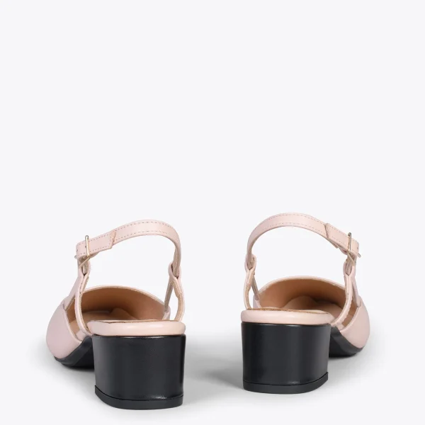 MiMaO ShopOnline AUDREY – Escarpin à Petit Talon NUDE 4
