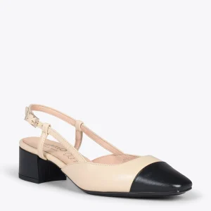 MiMaO ShopOnline AUDREY – Escarpin à Petit Talon BEIGE 15