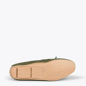 MiMaO ShopOnline BOUCLE – Mocassins Pour Femme à Semelle Amovible VERT 16