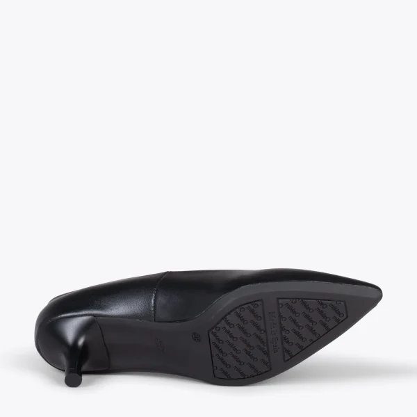 MiMaO ShopOnline URBAN KITTEN – Chaussures à Talon Kitten En Cuir Nappa NOIR 6