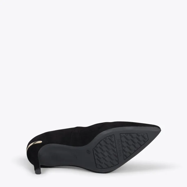 MiMaO ShopOnline STILETTO MIDNIGHT – Chaussures à Talon Aiguille Et Détail Métallique NOIR 6
