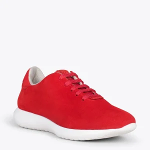 MiMaO ShopOnline WALK – Baskets Confortables Pour Femme ROUGE 15