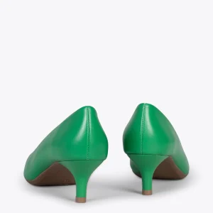 MiMaO ShopOnline URBAN KITTEN – Chaussures à Talon Kitten En Cuir Nappa VERT 13