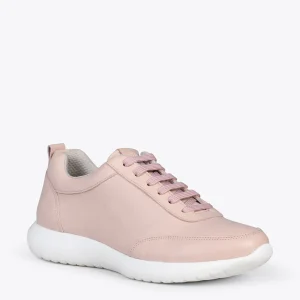 MiMaO ShopOnline MIAMI – Baskets En Cuir Nappa à Lacets ROSE 15