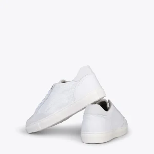 MiMaO ShopOnline SNEAKER MIL PUNTOS – Tennis Casual Pour Femme BLANC 13