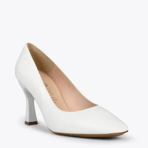MiMaO ShopOnline URBAN GLAM CARRÉ – Chaussures à Talon évasé BLANC 15