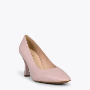 MiMaO ShopOnline URBAN GLAM CARRÉ – Chaussures à Talon évasé NUDE 15