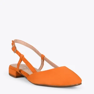 MiMaO ShopOnline BRUNCH – Chaussures à Talon Bas Et Bride Arrière ORANGE 15