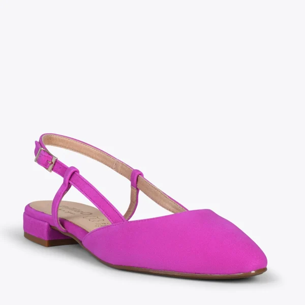 MiMaO ShopOnline BRUNCH – Chaussures à Talon Bas Et Bride Arrière POURPRE 5