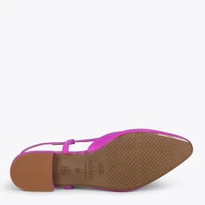 MiMaO ShopOnline BRUNCH – Chaussures à Talon Bas Et Bride Arrière POURPRE 17