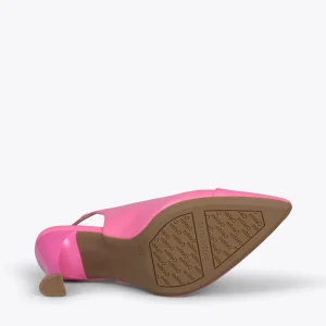 MiMaO ShopOnline GLAM À BRIDE ARRIÈRE – Chaussures à Talon En Cuir Nappa ROSE 17
