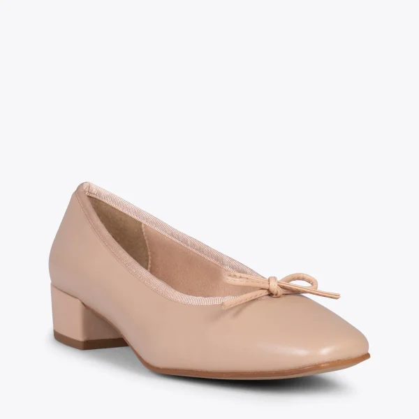 MiMaO ShopOnline OPÉRA – Ballerines à Talon NUDE 5