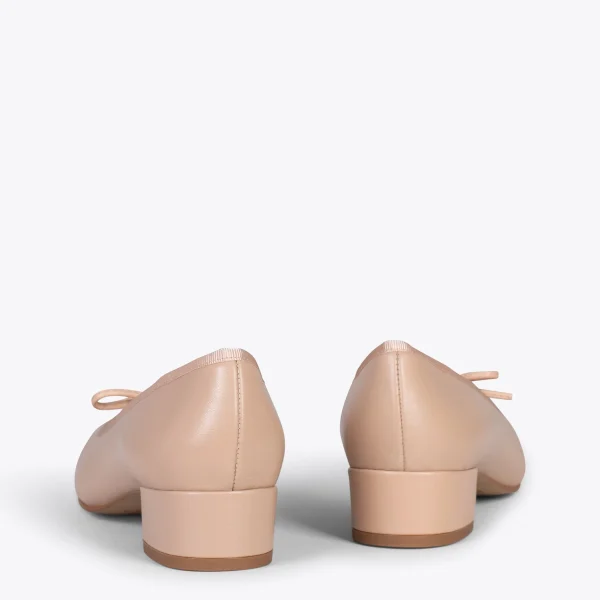 MiMaO ShopOnline OPÉRA – Ballerines à Talon NUDE 4