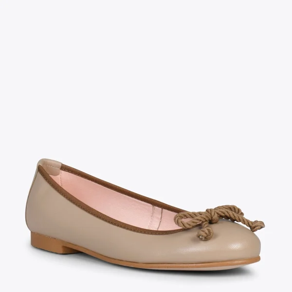 MiMaO ShopOnline BALLET – Ballerines Pour Femme TAUPE 5